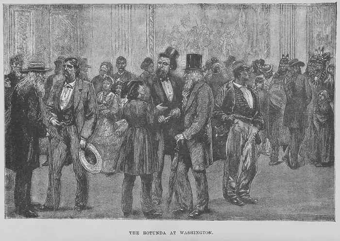 Framed Print : The Rotunda at Washington, 1882. Creator: Unknown Framed Print : The Rotunda at Washington, 1882. Creator: Unknown