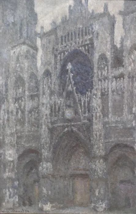 Framed Print : Rouen Cathedral. The portal, Grey Weather, 1892. Artist: Monet, Claude (1840-1926) Framed Print : Rouen Cathedral. The portal, Grey Weather, 1892. Artist: Monet, Claude (1840-1926)
