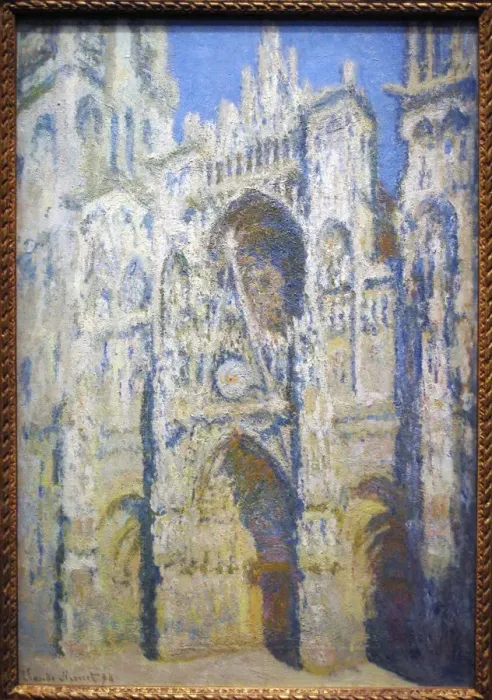 Framed Print : Rouen Cathedral, the Portal and Saint-Romain Tower, Full Sunlight, 1893 Framed Print : Rouen Cathedral, the Portal and Saint-Romain Tower, Full Sunlight, 1893