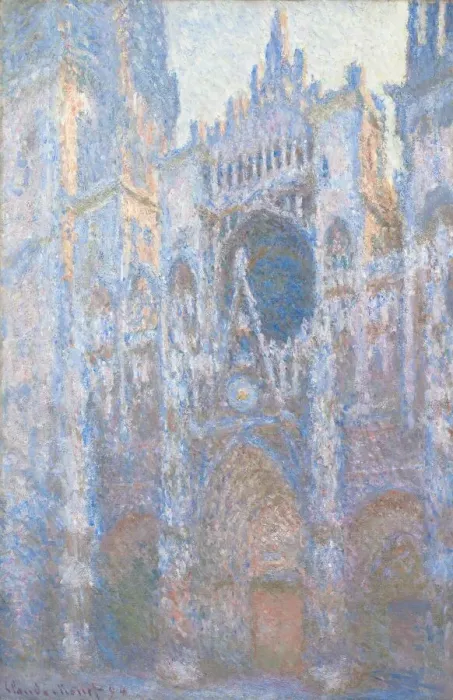 Framed Print : Rouen Cathedral, West Facade, 1894. Creator: Claude Monet Framed Print : Rouen Cathedral, West Facade, 1894. Creator: Claude Monet
