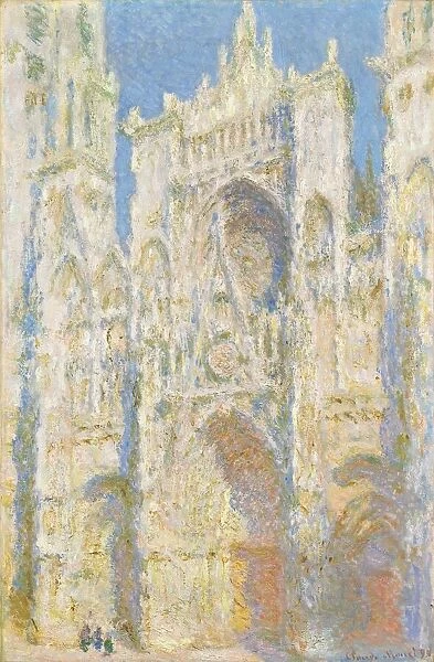 Rouen Cathedral, West Facade, Sunlight, 1894. Creator: Claude Monet