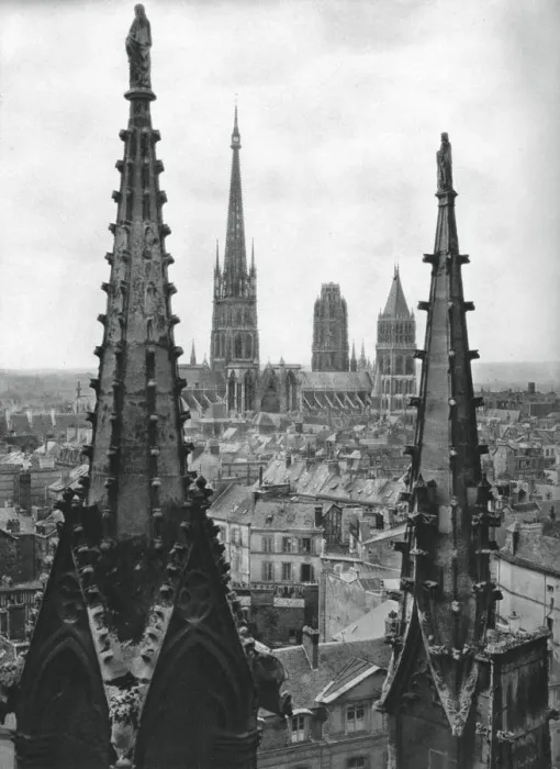 Framed Print : Rouen, France, 1937. Artist: Martin Hurlimann Framed Print : Rouen, France, 1937. Artist: Martin Hurlimann
