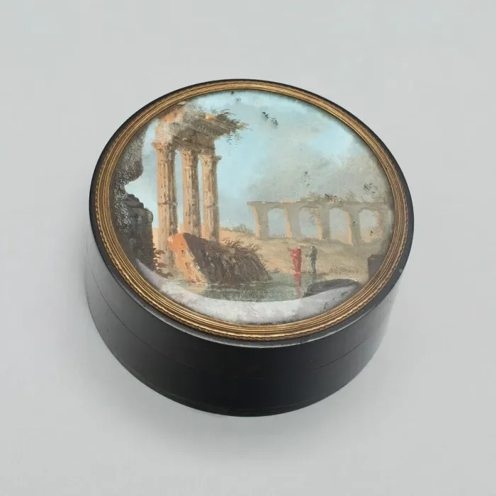 Framed Print : Round Box, Italy, 1775 / 1800. Creator: Unknown Framed Print : Round Box, Italy, 1775 / 1800. Creator: Unknown