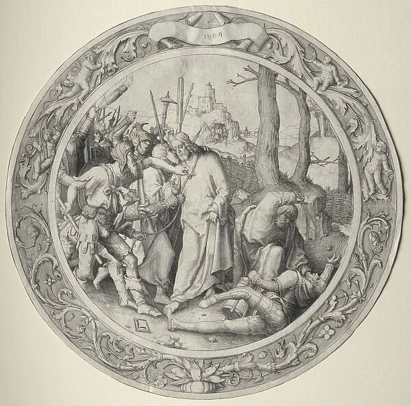 The Round Passion: The Betrayal of Christ, 1509. Creator: Lucas van Leyden (Dutch, 1494-1533)