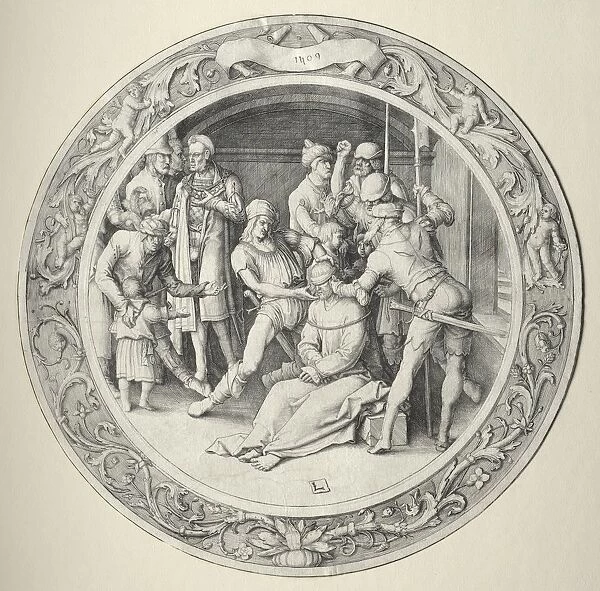 The Round Passion: Ecce Homo, 1509. Creator: Lucas van Leyden (Dutch, 1494-1533)