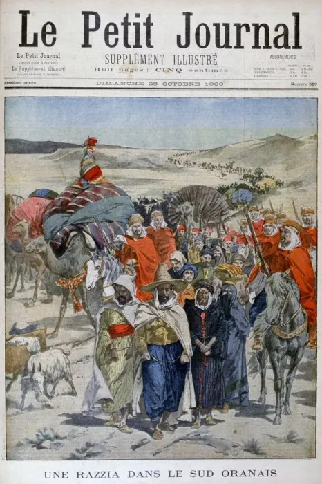 Framed Print : A round up in southen Oranais, Algeria, 1900 Framed Print : A round up in southen Oranais, Algeria, 1900