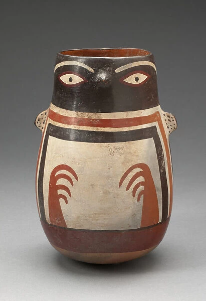 Rounded Beaker in the Form of an Abtract Bird, 180 B. C.  /  A. D. 500. Creator: Unknown