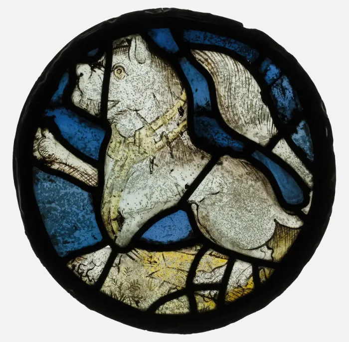 Framed Print : Roundel, British, ca. 1450. Creator: Unknown Framed Print : Roundel, British, ca. 1450. Creator: Unknown