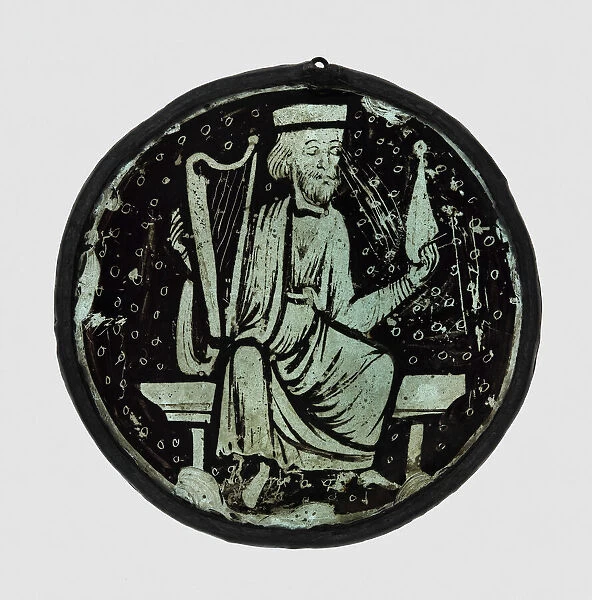 Roundel with Elder of the Apocalypse, France, 1250  /  75. Creator: Unknown