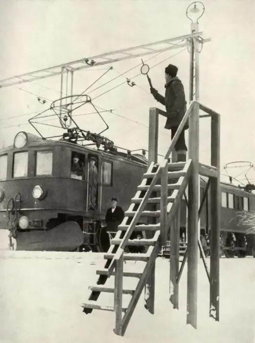 Framed Print : On the Route of the Lapland Express, 1935-36. Creator: Unknown Framed Print : On the Route of the Lapland Express, 1935-36. Creator: Unknown