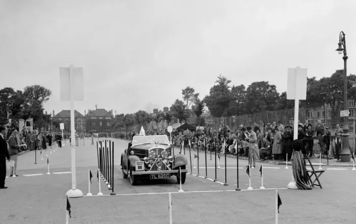 Framed Print : Rover 12 / 4 of WP Maidens competing in the South Wales Auto Club Welsh Rally, 1937 Artist Framed Print : Rover 12 / 4 of WP Maidens competing in the South Wales Auto Club Welsh Rally, 1937 Artist