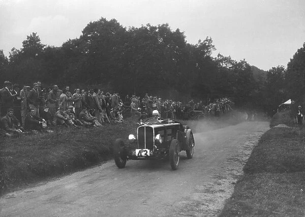 Rover Speed Twenty competing in the MAC Shelsley Walsh Speed Hill Climb, Worcestershire, 1935