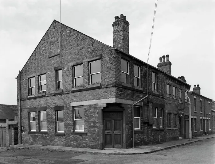 Framed Print : Row of offices, Mexborough, South Yorkshire, 1963. Artist: Michael Walters