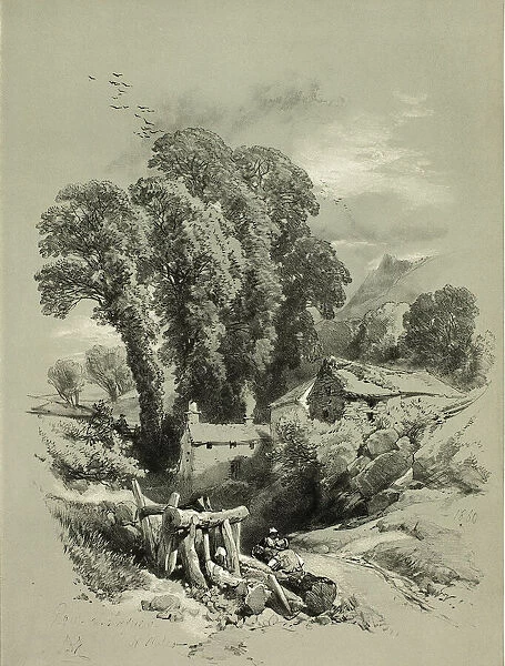 Row W. Trefriw, Wales, from Picturesque Selections, c. 1860