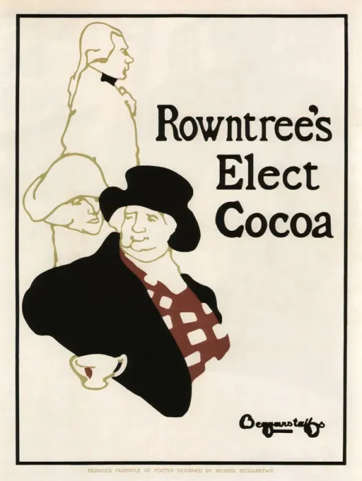 Framed Print : Rowntrees Elect Cocoa, 1895. Artist: The Beggarstaffs (William Nicholson & James Framed Print : Rowntrees Elect Cocoa, 1895. Artist: The Beggarstaffs (William Nicholson & James