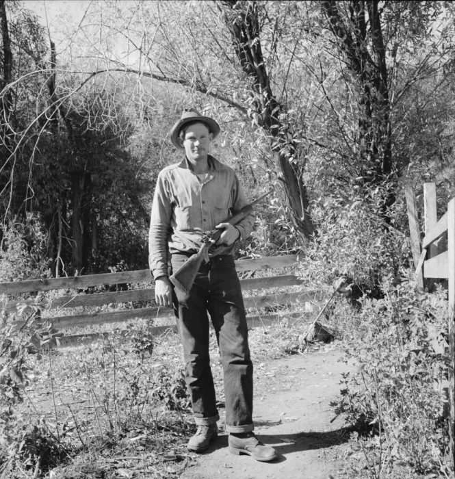 Framed Print : Roy Carlock, member of Ola self-help sawmill co-op, Gem County, Idaho, 1939. Creator: Dorothea Lange Framed Print : Roy Carlock, member of Ola self-help sawmill co-op, Gem County, Idaho, 1939. Creator: Dorothea Lange