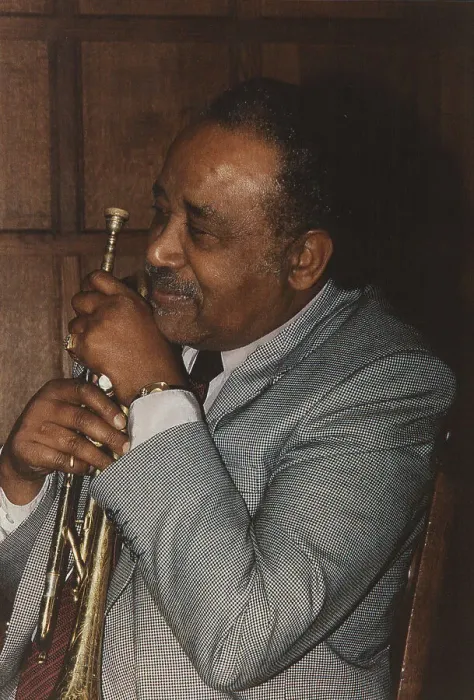 Framed Print : Roy Eldridge, c1985. Creator: Brian Foskett Framed Print : Roy Eldridge, c1985. Creator: Brian Foskett