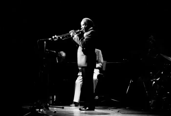 Framed Print : Roy Eldridge, Capital Jazz, Royal Festival Hall, London, July 1985. Artist: Brian O Connor Framed Print : Roy Eldridge, Capital Jazz, Royal Festival Hall, London, July 1985. Artist: Brian O Connor