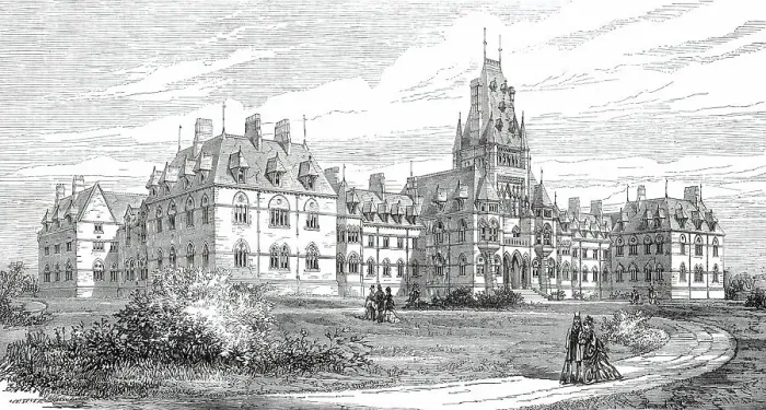 Framed Print : The Royal Albert Asylum for Idiots, Lancaster, 1876. Creator: Unknown Framed Print : The Royal Albert Asylum for Idiots, Lancaster, 1876. Creator: Unknown