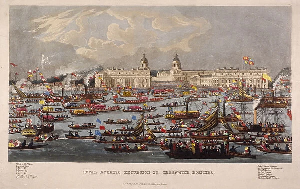 Royal Aquatic Excursion to Greenwich Hospital, 1838
