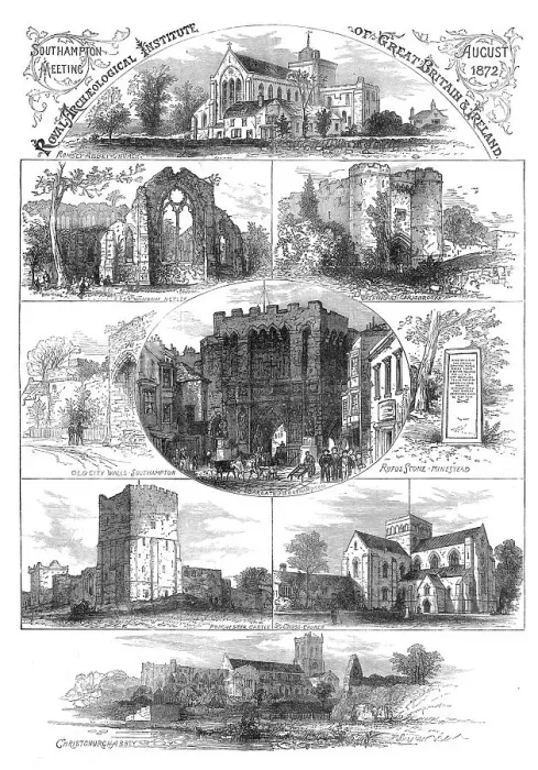 Framed Print : Royal Archaeological Institute of Great Britain & Ireland, 1872. Creator: Unknown Framed Print : Royal Archaeological Institute of Great Britain & Ireland, 1872. Creator: Unknown