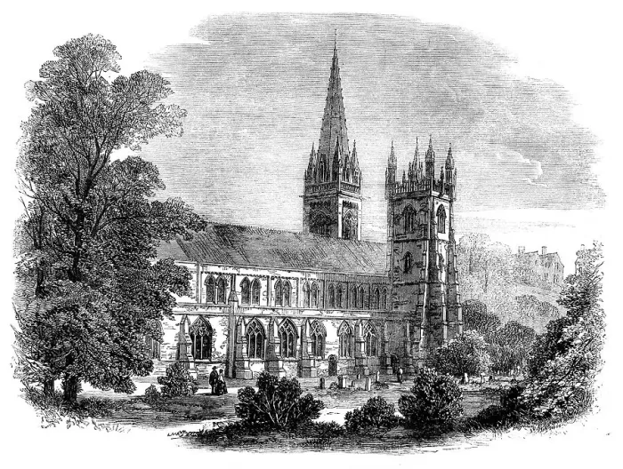 Framed Print : Royal Archaeological Institute: Llandaff Cathedral, 1871. Creator: Unknown Framed Print : Royal Archaeological Institute: Llandaff Cathedral, 1871. Creator: Unknown