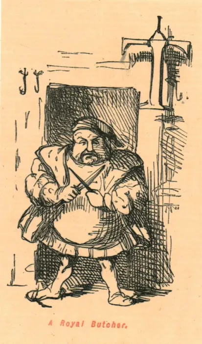 Framed Print : A Royal Butcher, 1897. Creator: John Leech Framed Print : A Royal Butcher, 1897. Creator: John Leech