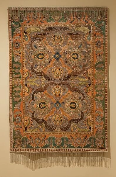 Royal Carpet with Silk and Metal Thread, 1600-1625. Creator: Unknown