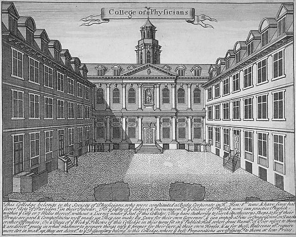 Royal College of Physicians, City of London, 1700
