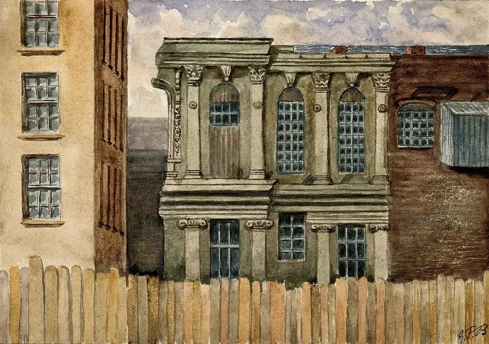 Framed Print : Royal College of Physicians, Warwick Lane, London, c1887. Creator: G. F. B
