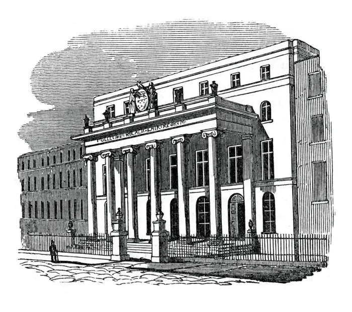 Framed Print : Royal College of Surgeons of England, Lincolns Inn Fields, London, 1834. Artist: Jackson Framed Print : Royal College of Surgeons of England, Lincolns Inn Fields, London, 1834. Artist: Jackson