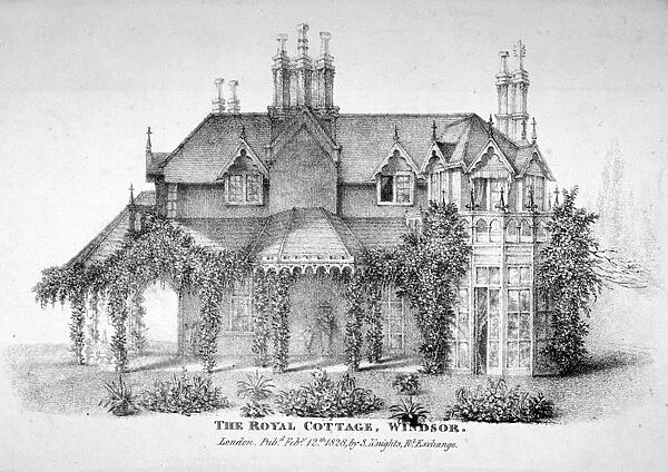 The Royal Cottage, Windsor, Berkshire, 1828