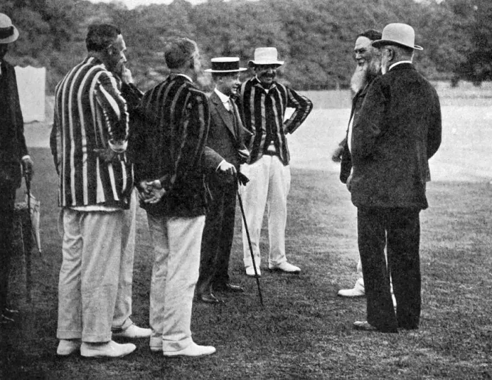 Framed Print : Royal cricketers at Cumberland Lodge, Windsor Great Park, Berkshire, 1911 (1912). Artist: Ernest Brook