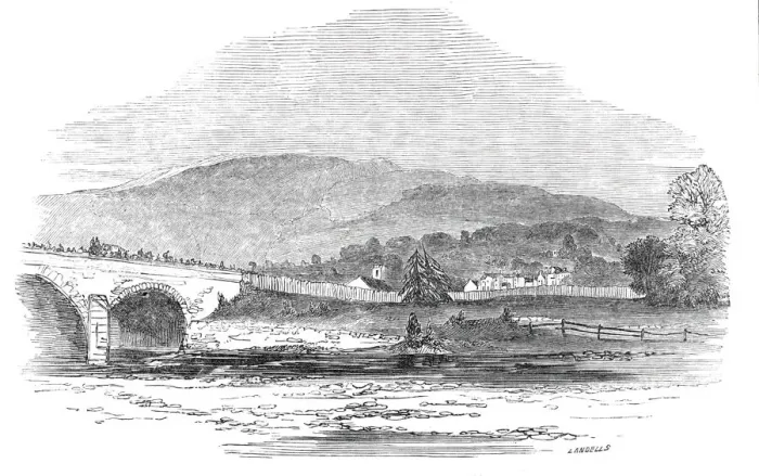 Framed Print : The royal entry into Blair Athol, 1844. Creator: Ebenezer Landells Framed Print : The royal entry into Blair Athol, 1844. Creator: Ebenezer Landells