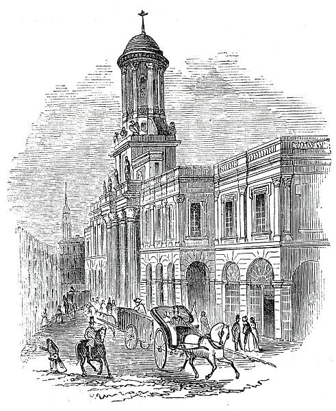 The Royal Exchange, 1838, 1844. Creator: Unknown