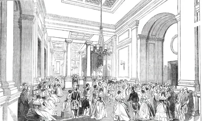 Framed Print : The Royal Exchange Ball at the Mansion House, 1844. Creator: Unknown Framed Print : The Royal Exchange Ball at the Mansion House, 1844. Creator: Unknown