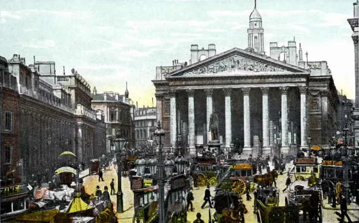 Framed Print : The Royal Exchange, London, 20th Century Framed Print : The Royal Exchange, London, 20th Century
