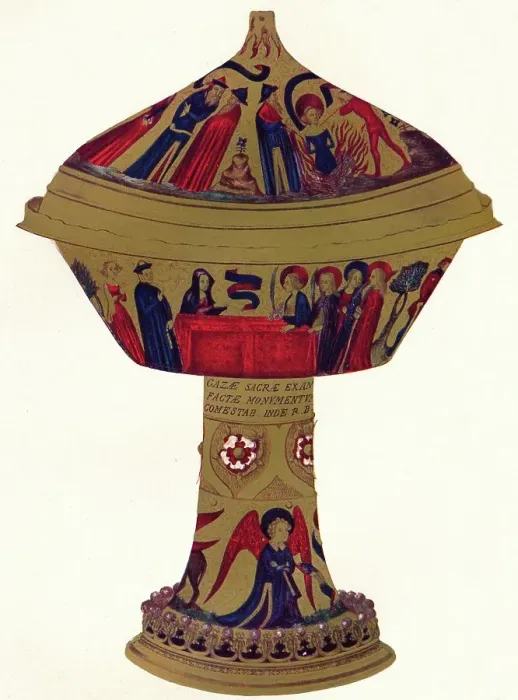 Framed Print : The Royal Gold Cup, c1370, (1904) Framed Print : The Royal Gold Cup, c1370, (1904)
