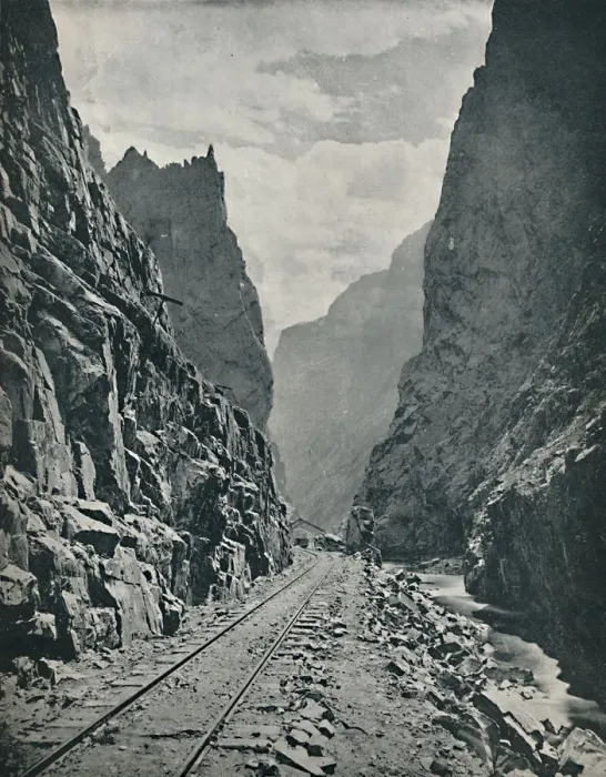Framed Print : Royal Gorge of the Arkansas, c1897. Creator: Unknown