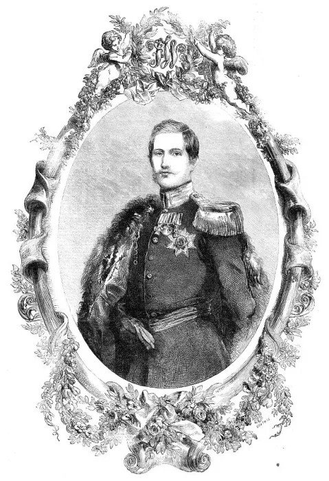 Framed Print : His Royal Highness Frederic William, Prince of Prussia - painted by Winterhalter, 1856. Creator: Smyth Framed Print : His Royal Highness Frederic William, Prince of Prussia - painted by Winterhalter, 1856. Creator: Smyth