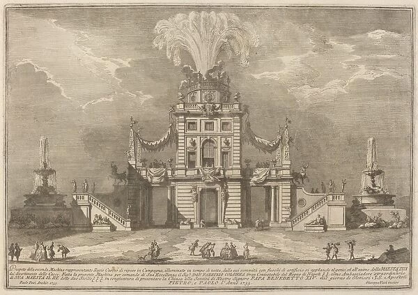 A Royal Hunt Casino in the Countryside, for the 'Chinea'Festival, 1755
