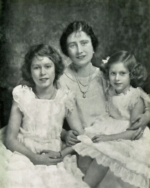 Three Royal Ladies - 1937, 1947. Creator: Unknown