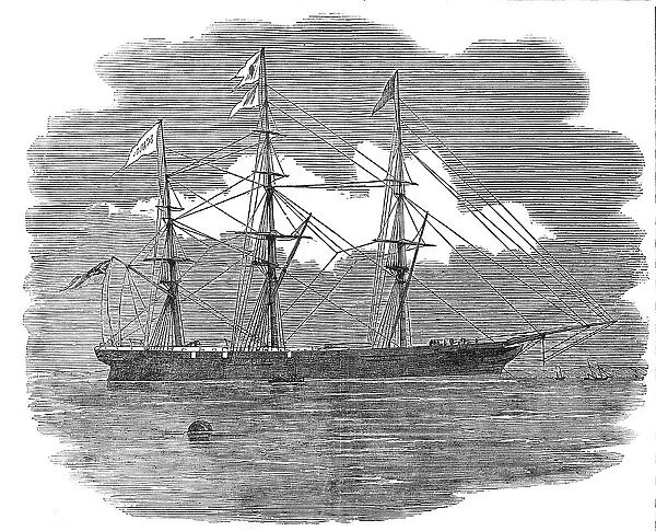 The Royal Mail Clipper 'Schomberg', 1856. Creator: Unknown. The Royal Mail Clipper 'Schomberg', 1856. Creator: Unknown