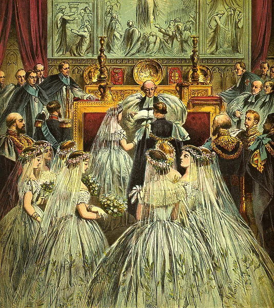 A royal marriage, c1850
