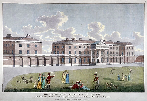 Royal Military Asylum, Chelsea, London, 1805. Artist