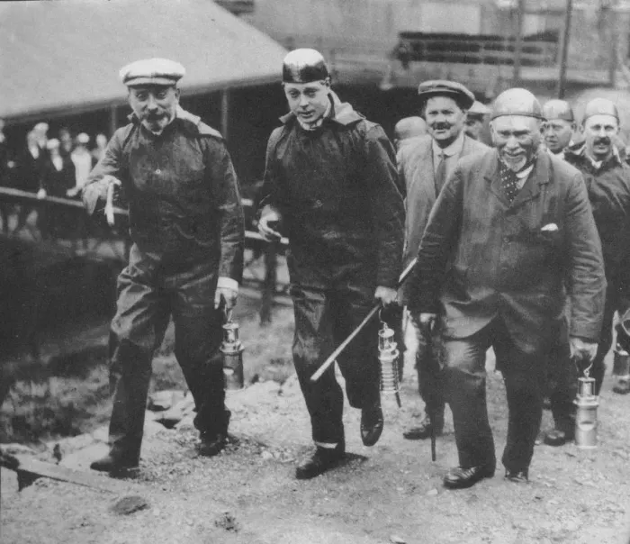 Framed Print : A royal miner, c1930s (1936) Framed Print : A royal miner, c1930s (1936)