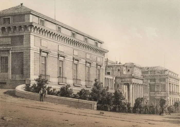 Framed Print : Royal Museum of Painting and Sculpture. Prado Museum, designed by Count of Floridablanca Framed Print : Royal Museum of Painting and Sculpture. Prado Museum, designed by Count of Floridablanca