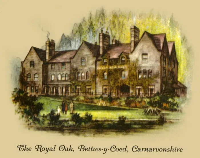 Framed Print : The Royal Oak, Bettws-y-Coed, Carnavonshire, 1936. Creator: Unknown Framed Print : The Royal Oak, Bettws-y-Coed, Carnavonshire, 1936. Creator: Unknown