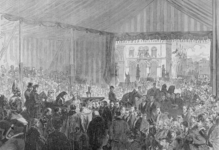 Framed Print : Royal opening of Holborn Viaduct, City of London, 1869 Framed Print : Royal opening of Holborn Viaduct, City of London, 1869