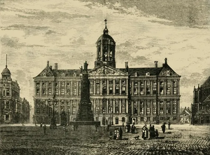 Framed Print : The Royal Palace, Amsterdam, 1890. Creator: Unknown Framed Print : The Royal Palace, Amsterdam, 1890. Creator: Unknown